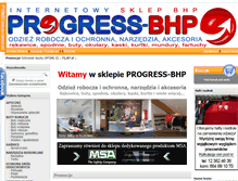 Tablet Screenshot of progress-bhp.pl